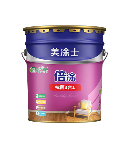 竹炭倍涂抗菌三合一健康墻面漆